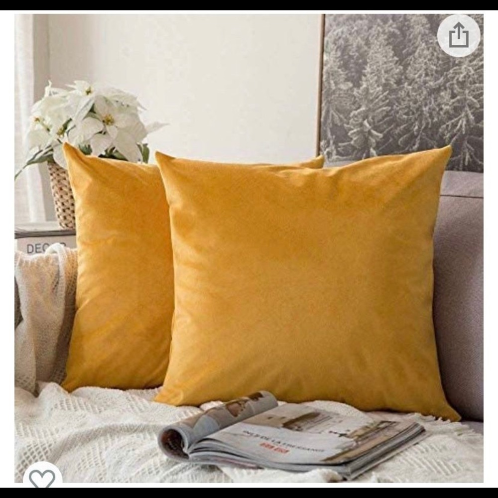 Miulee 2 Pillows Cover